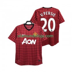 Camisola Manchester United V PERSIE 20 2012 2013 Retro Homem Equipamento Primeiro Manga Curta